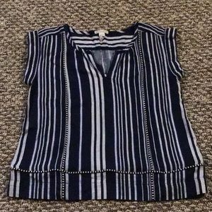Crewcuts striped cotton blouse.